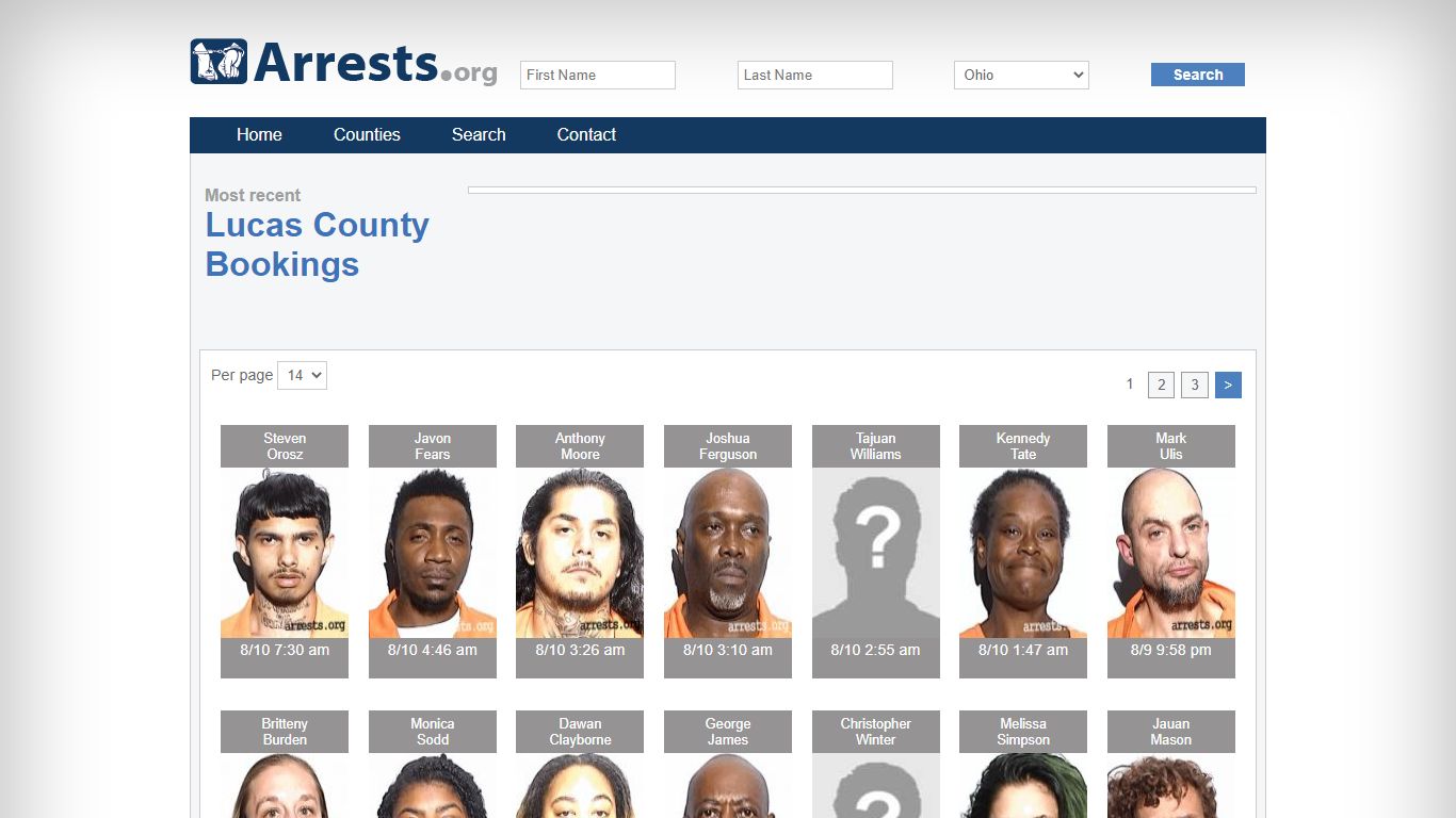 Lucas County Arrests and Inmate Search